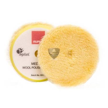 RUPES - WOOL POLISHING MEDIUM PAD YELLOW RUPES - WOOL POLISHING MEDIUM PAD YELLOW