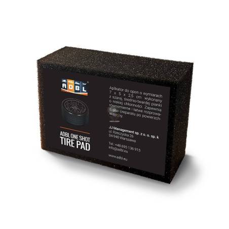 ONE SHOT TIRE PAD ONE SHOT TIRE PAD
