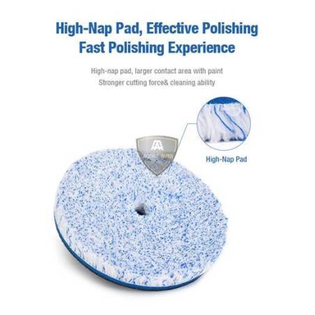 SHINE MATE - PAD MICROFIBRE (pour polisseuse orbitale) SHINE MATE - PAD MICROFIBRE (pour polisseuse orbitale)
