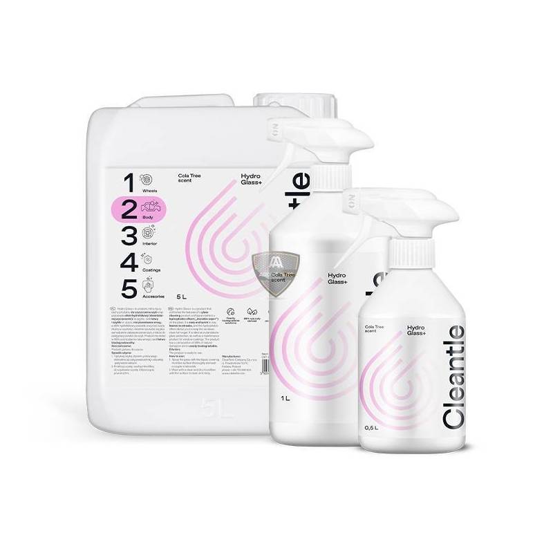 CLEANTLE - HYDRO GLASS PLUS (nettoyant vitres hydrophobe)