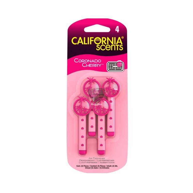 California Scents Vent Clip Coronado Cherry x4