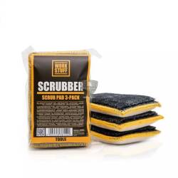 WORK STUFF - SCRUBBER PAD x3 (pad de nettoyage double face)