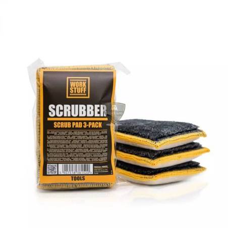 WORK STUFF - SCRUBBER PAD x3 (pad de nettoyage double face) WORK STUFF - SCRUBBER PAD x3 (pad de nettoyage double face)