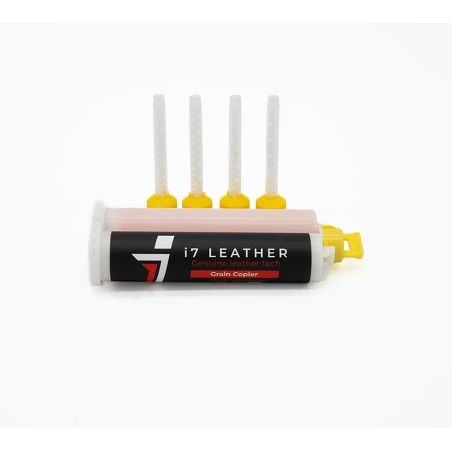 I7 Leather - Recharge silicone bi-composant pour empreintes cuir